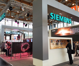 Siemens Messestand