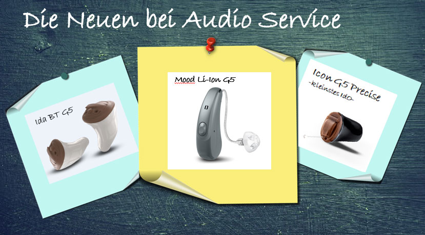 auf dem EUHA 2018 vorgestellt: IdO mit Bluetooth- Ida BT G5, Mood Li-Ion G5 und Icon G5 Precise als kleinstes IdO