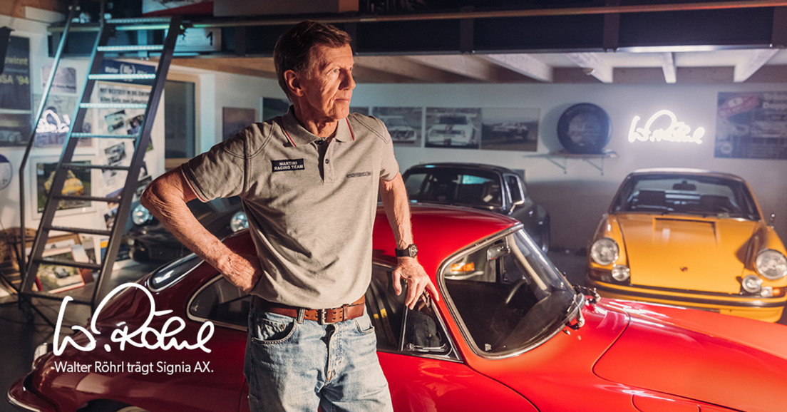 Walter Röhrl Signia AX Porsche 356 Bild-Titel