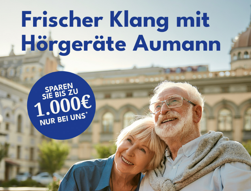Frischer Klang mit Hörgeräte Aumann: bis zu 1.000€ sparen