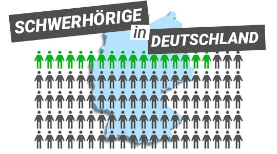 Anzahl der Schwerhörigen in Deutschland 2021