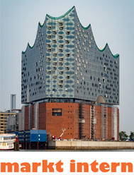 Fernanpassung während eines Konzertes in der Elbphilharmonie