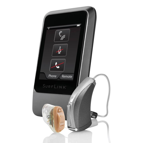 Echte Handsfree-Telefonie: Mit der Starkey SurfLink Mobile2 können Telefongespräche freihändig geführt werden, selbst dann wenn das Smartphone bis zu 10m entfernt ist.