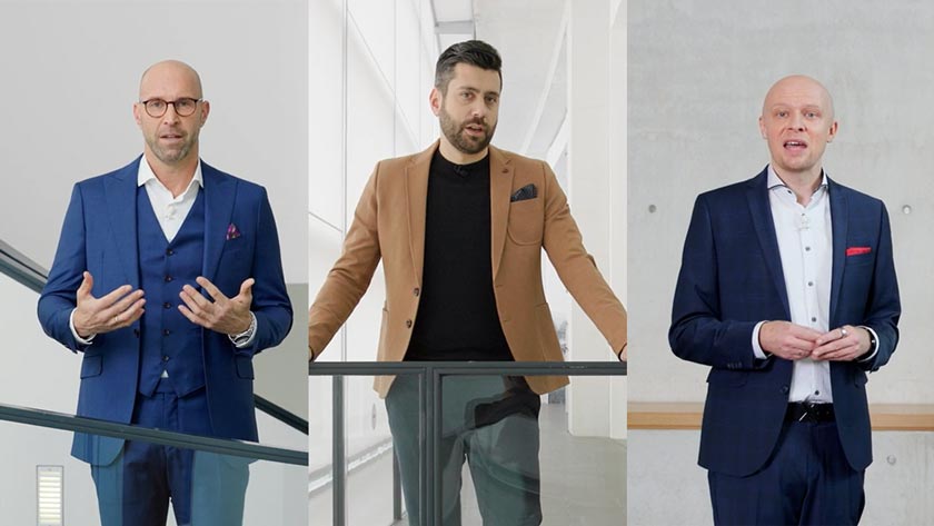 v.l.n.r. Christian Honsig, Tobias Wiedmann, Sascha Haag