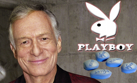 Hugh Hefner: Taub durch Viagra