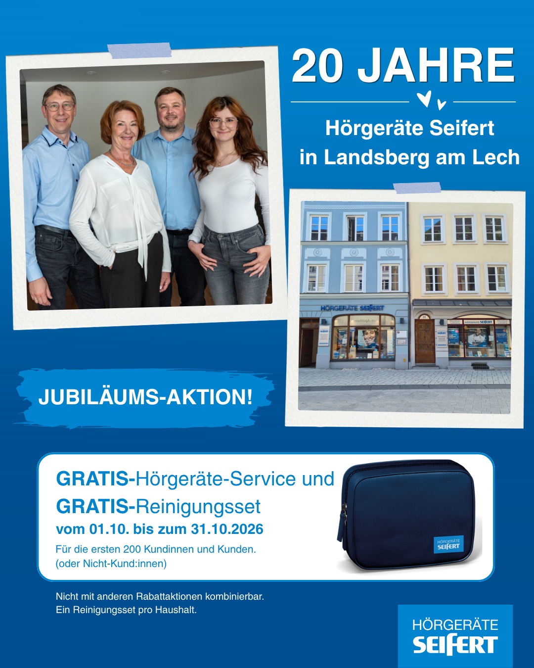 20 Jahre Hörgeräte Seifert in Landsberg am Lech