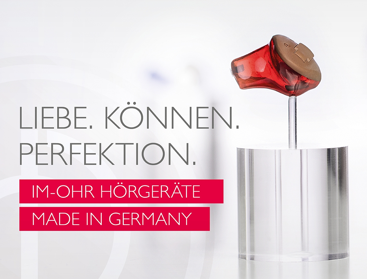 Im-Ohr-Hörgeräte - made in germany