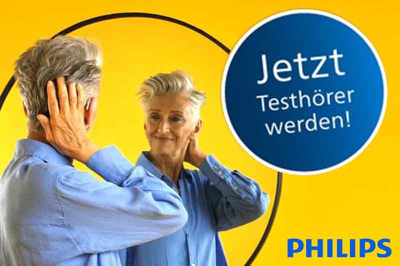 Jetzt Philips Hörgeräte testen!